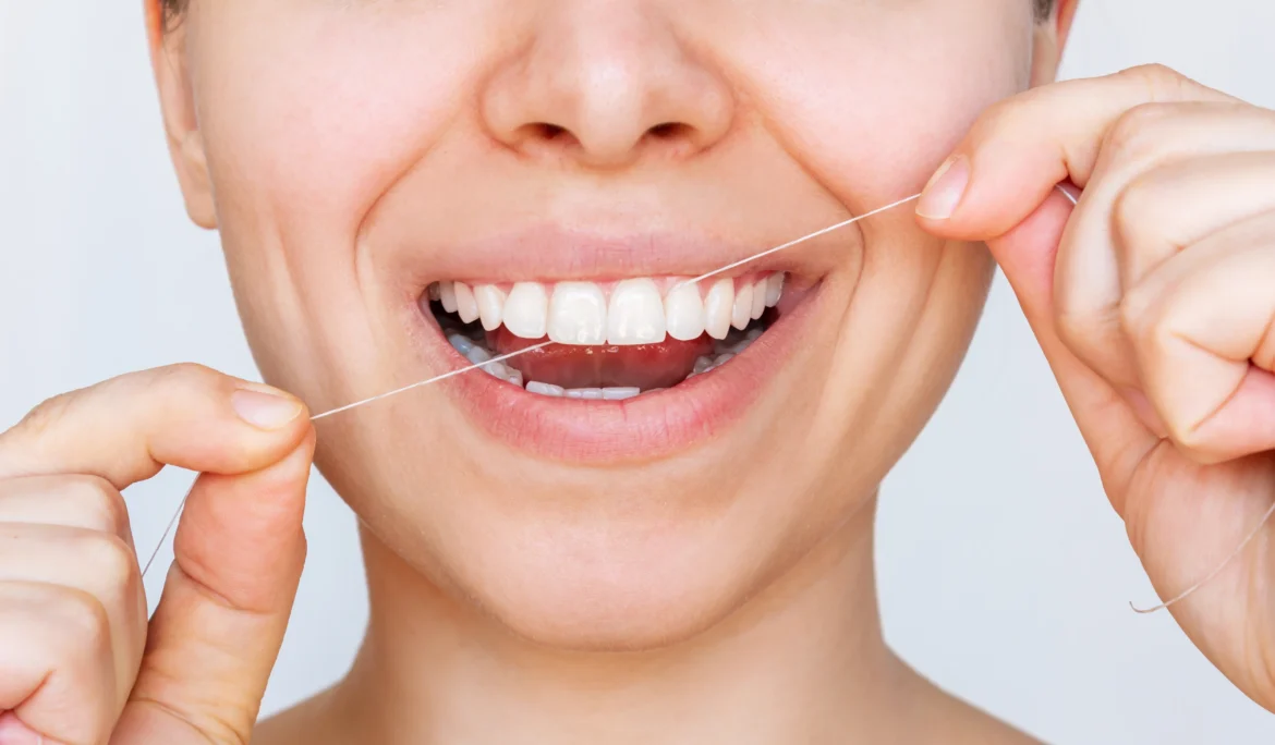 patient flossing to prevent gum disease, Southwest Family Dentistry Littleton CO